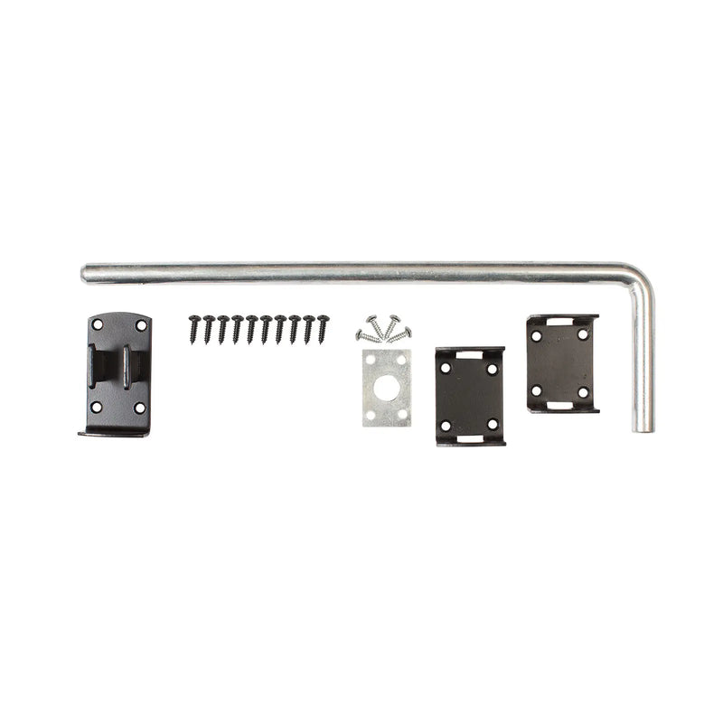 Chain Products Garage Door Bolt 375mm - Black Plated