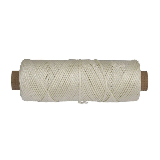 Chain Products Polyester & Nylon Cord 3.2mm - White - 14.6m Hank