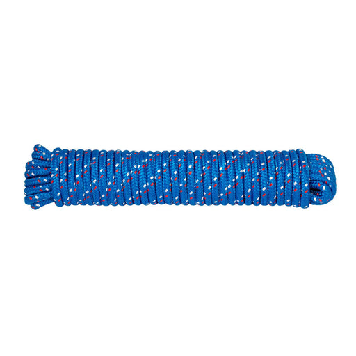 Chain Products Heavy Duty Braided Polypropylene 9mm - Blue with Red/White Fleck - 15m Hank