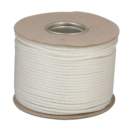 Chain Products Braided Nylon - Starter Cord - White - 100m Reel
