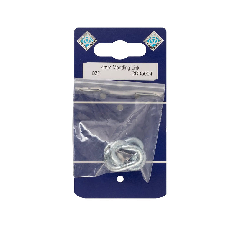 Chain Products Mending Links - Zinc Plated - Card of 2