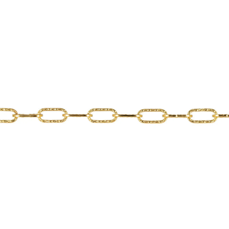 Chain Products Decorative Square Chain - Antique Brass Plated - On Reels