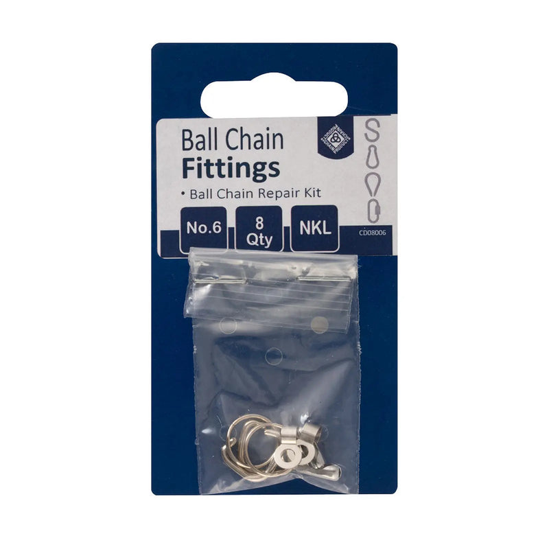 Chain Products Ball Chain Attachments - Polished Brass - Hundred