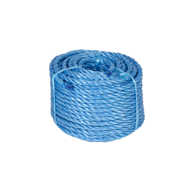 Chain Products Polypropylene 3 Strand Twisted Rope - Blue - 30m Coil