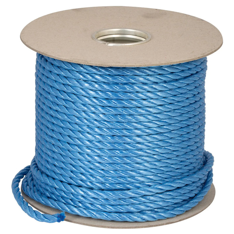 Chain Products Polypropylene 3 Strand Twisted Rope - Blue - On Reels