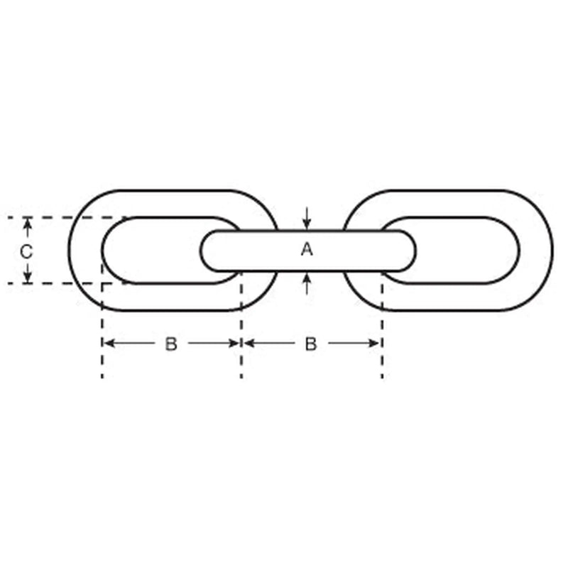 Chain Products Welded Short Link Chain - Zinc Plated - 10m Box