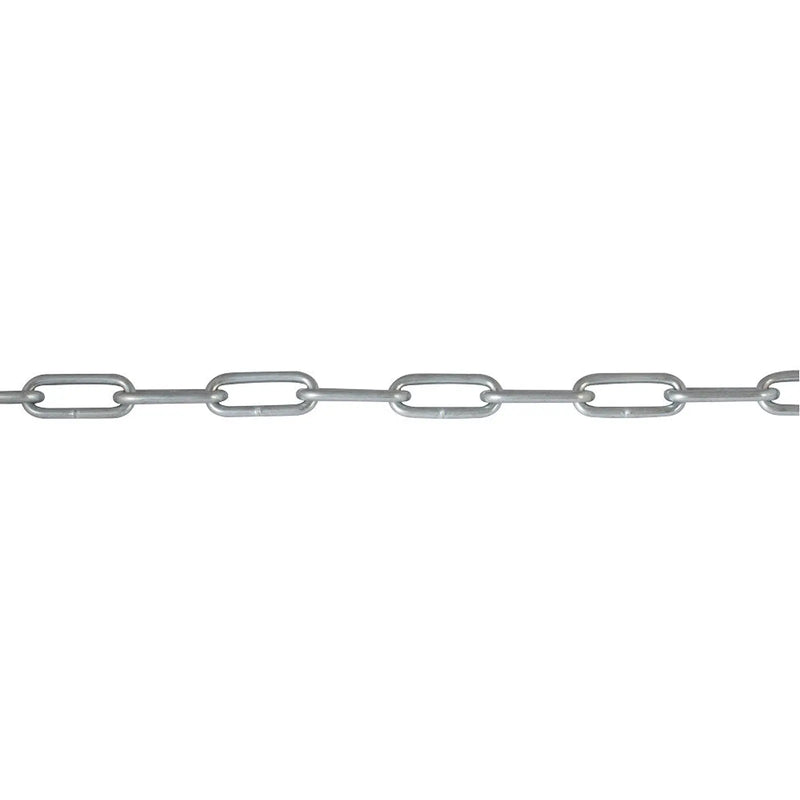 Chain Products Welded Long Link Chain - Zinc Plated - On Reels