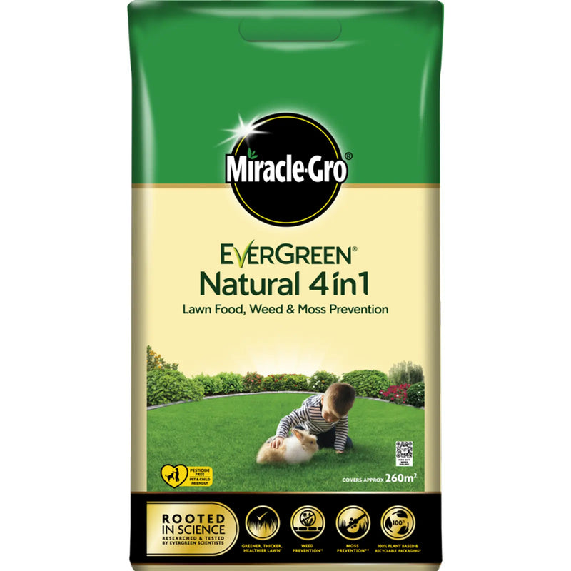 Stax Miracle-Gro® Natural 4 in 1 Feed, Weed & Mosskiller 260sqm