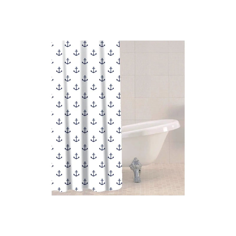Sabichi Shower Curtain 180 x 180cm Anchor