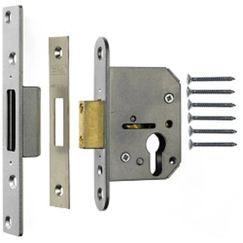 Era Euro Pro-fit Deadlock Case 63mm Finish: Brass Effect