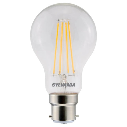 Sylvania Retro GLS Lamp Clear B22 806 Lumen Warm White