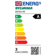 Sylvania LED Candle Lamp E14 SES Warm White 2.3w 485l