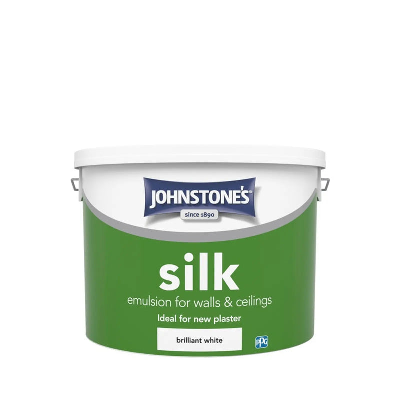 Johnstone's Silk 10L Pure Brilliant White