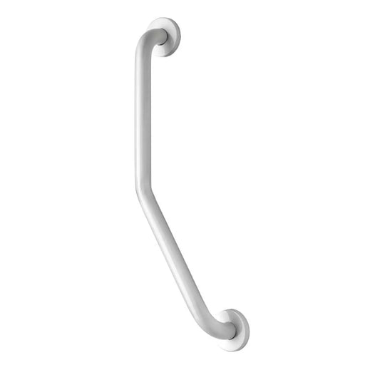 Croydex Angled Grab Bar with Concealed Fixing 60cm - White