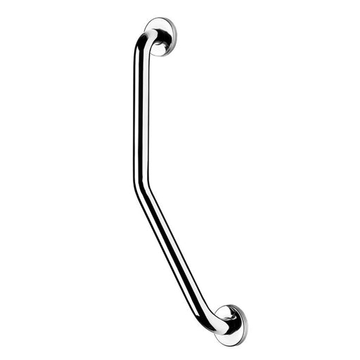 Croydex Angled Grab Bar with Concealed Fixing 60cm - Stainless Steel
