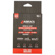 Abracs Detail Sanding Sheets Mix 95 x 145 Pack 10