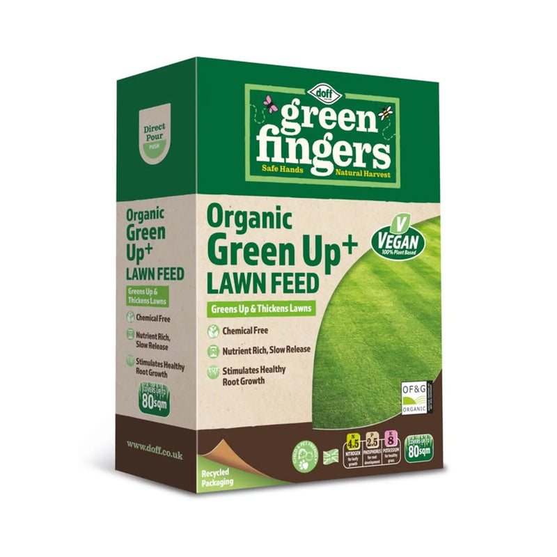 GREEN FINGERS Organic Green Up Lawn Feed 2kg