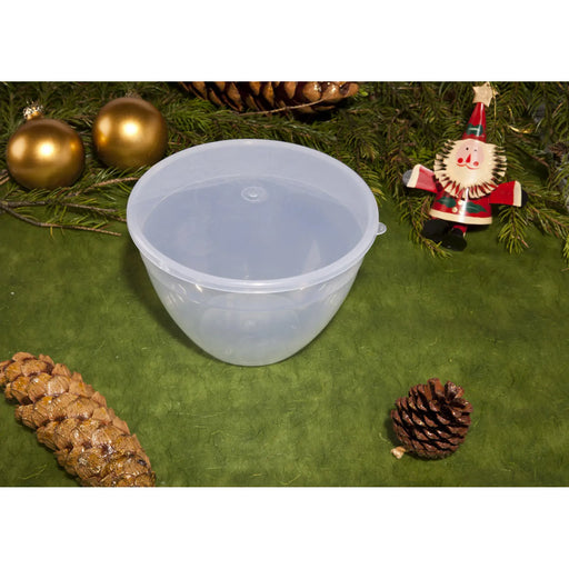 Just Pudding Basins Pudding Basin & Lid 4 Pint /2.27ltr Clear