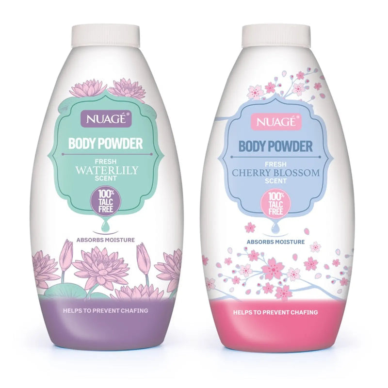Nuage Body Powder (Talc Free) Cherry Or Water Lily 250g