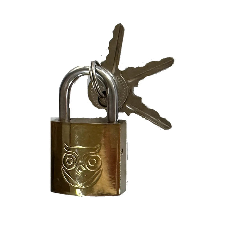 Stax Owler & Banks Brass Coated Padlock 25mm