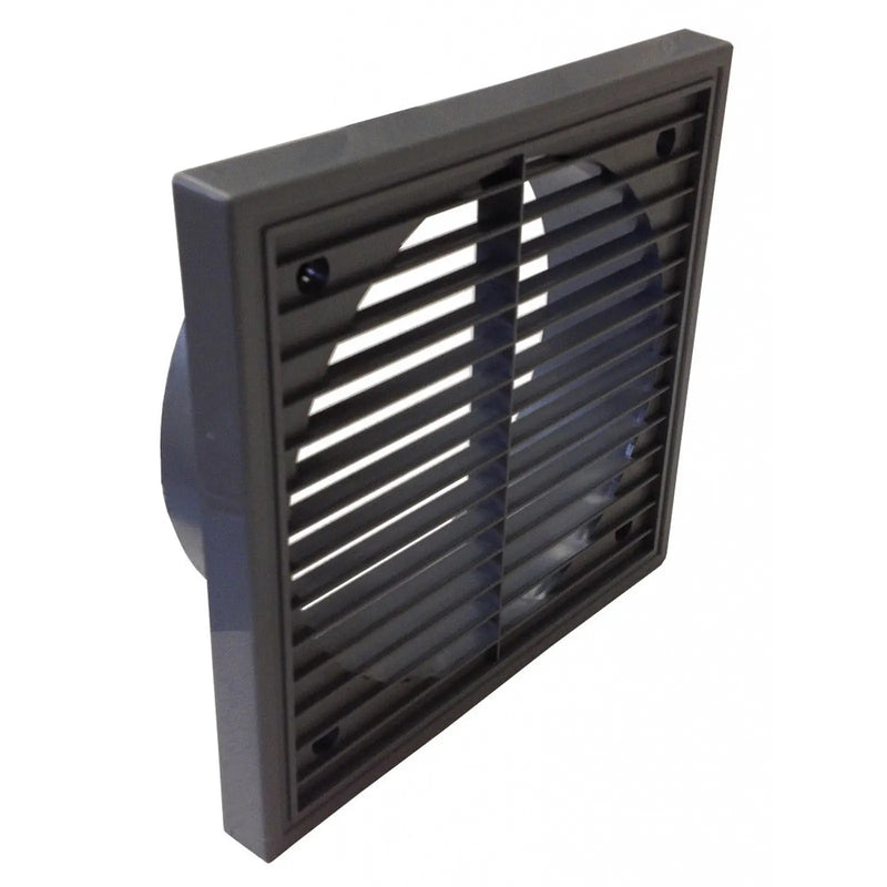 Manrose Fixed Grill + Spigt 6" Grey