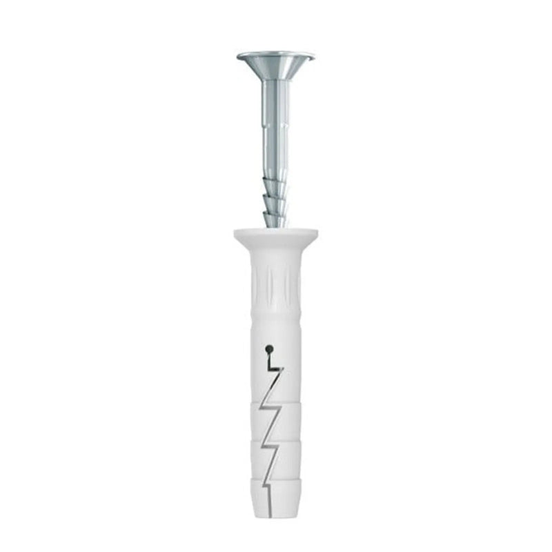 Rawlplug Nylon Hammer In Fixing With Countersunk Head 8X80 Box Of 50
