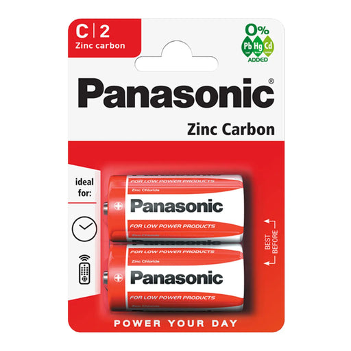 Panasonic Zinc Carbon Batteries C Size