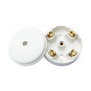 Securlec Mini 4 Terminal Junction Box White 20A 58mm