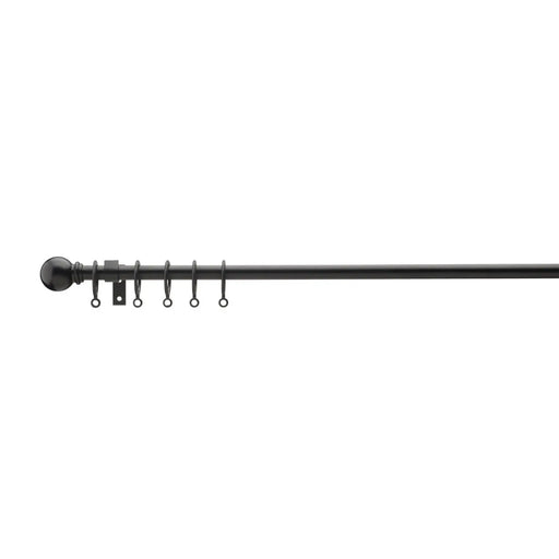 Woodside Extending Pole Ball Finial Black