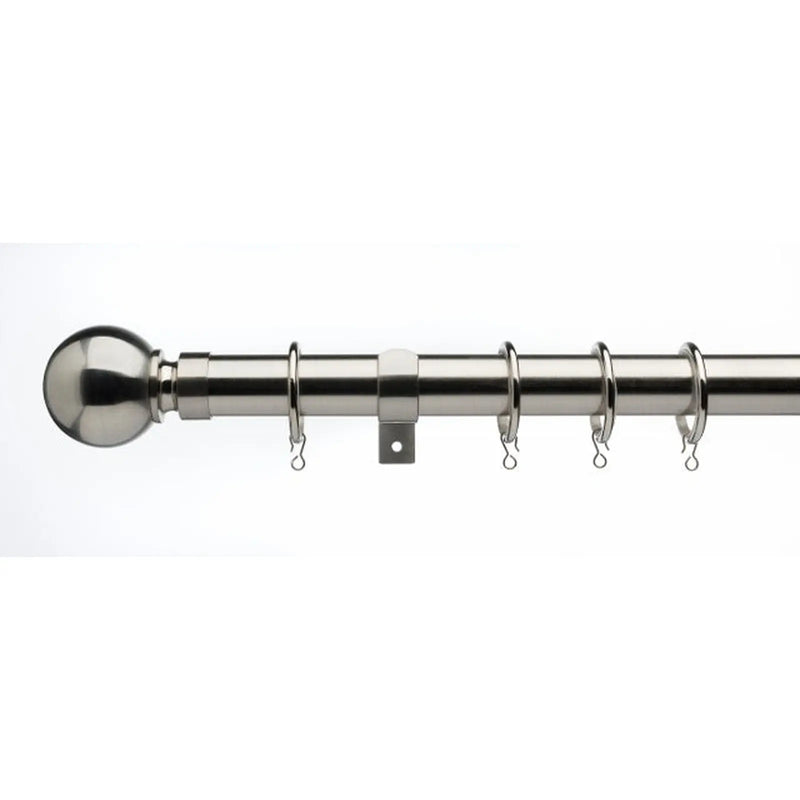 Universal Bay Pole Kit 300cm Satin Steel
