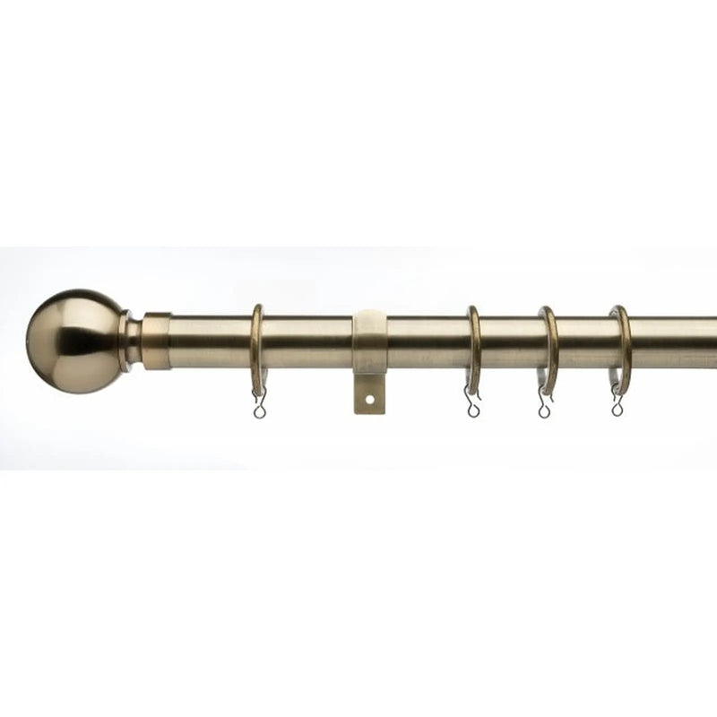 Universal Bay Pole Kit Satin Steel