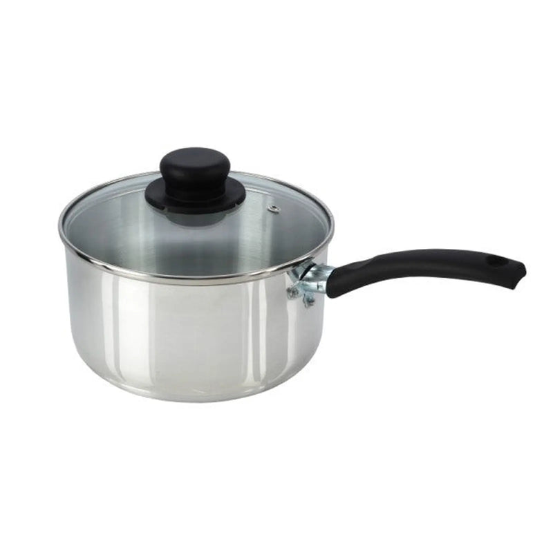 CookEveryday Sauce Pan & Glass Lid 15cm