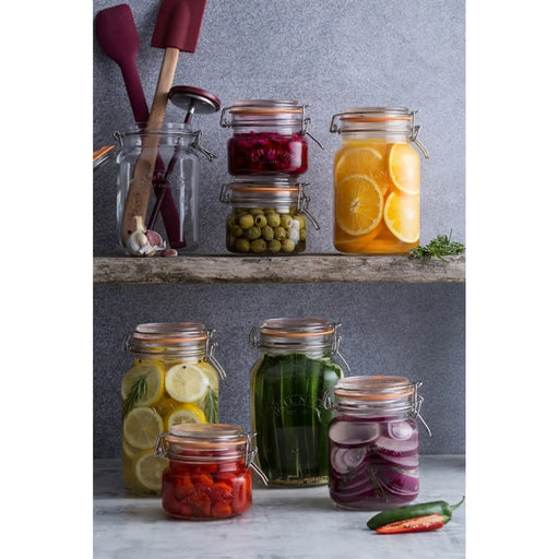 Kilner Clip Top Jar - Square 2L