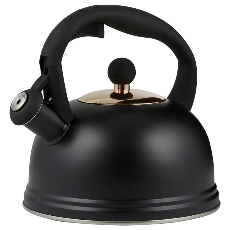 Stax Price & Kensington Stove Top Whistling Kettle 1.8L Black