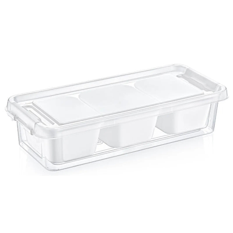Hobbylife 3 Divider Flat Grand Organiser Box 1.2L