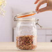 Kilner Clip Top Jar - Round 1L