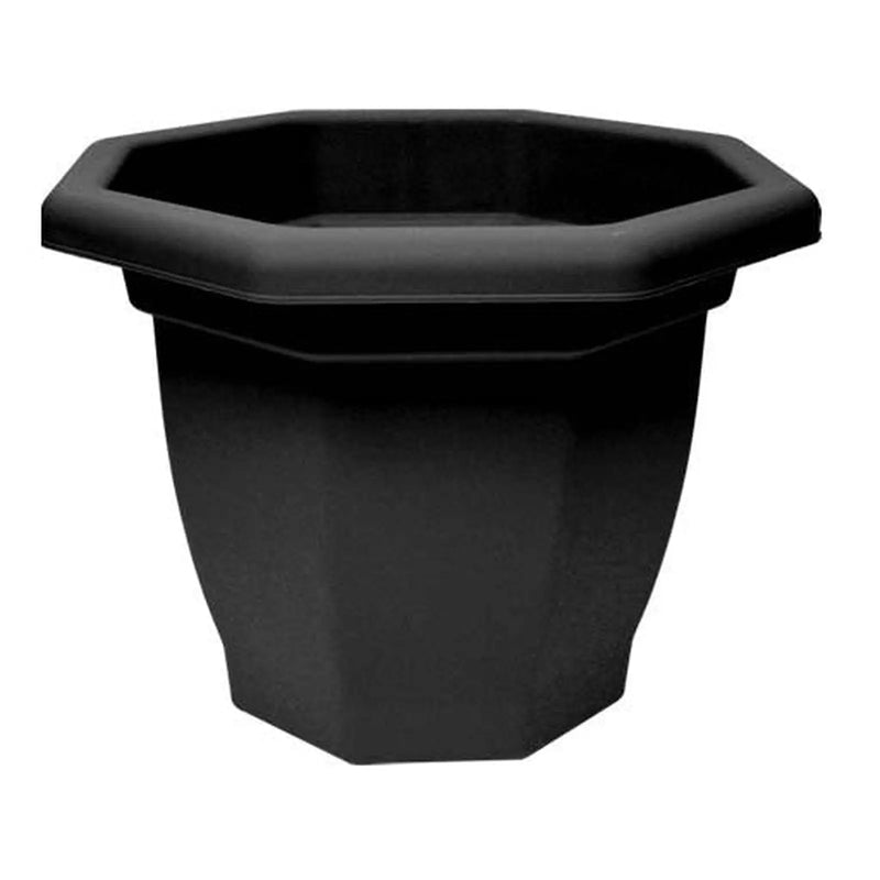 Winchester Octaganol Bell Pot Ebony 50cm
