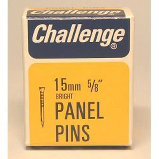 Challenge Panel Pins - Bright Steel (Box Pack) 15mm