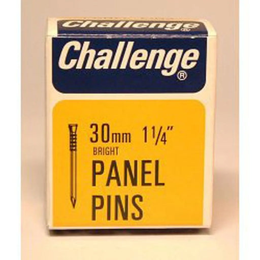 Challenge Panel Pins - Bright Steel (Box Pack) 30mm