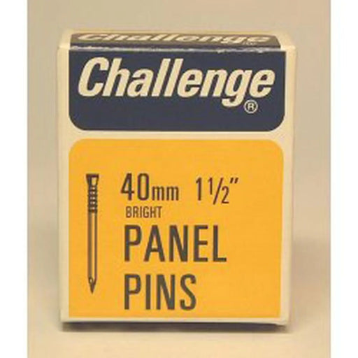 Challenge Panel Pins - Bright Steel (Box Pack) 40mm