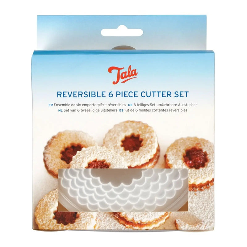Tala Cutters Plain/Crinkled Reversible 6 Piece