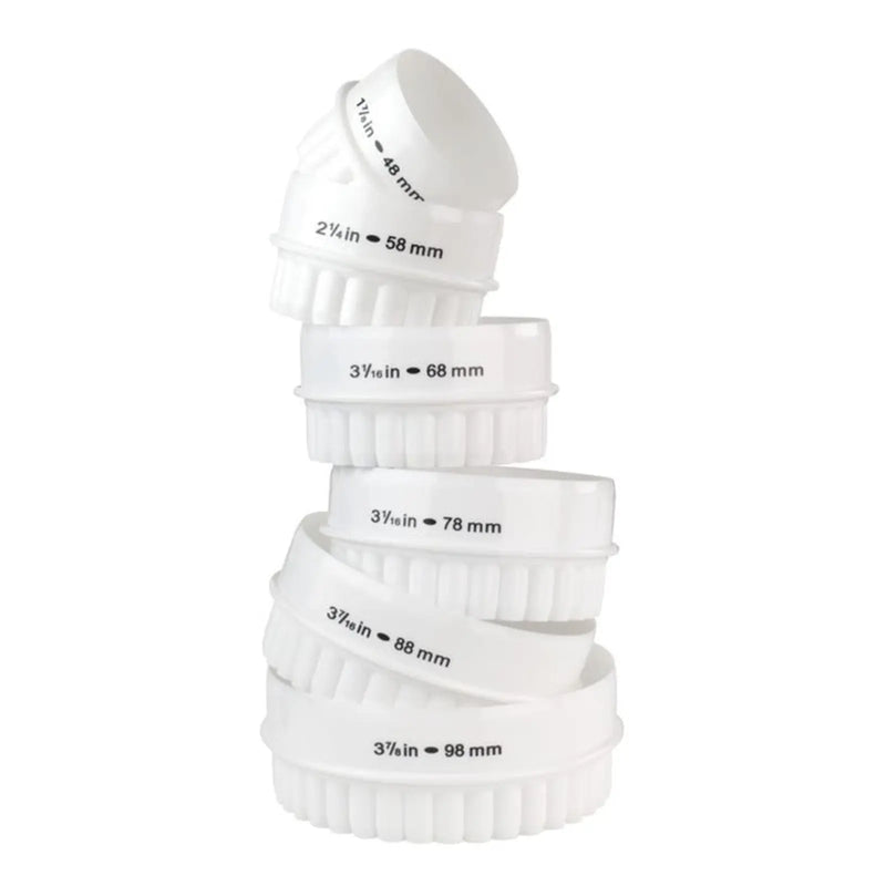 Tala Cutters Plain/Crinkled Reversible 6 Piece
