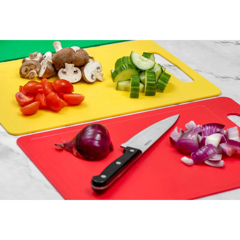 Chef Aid Poly Chopping Board 35 x 25cm Red