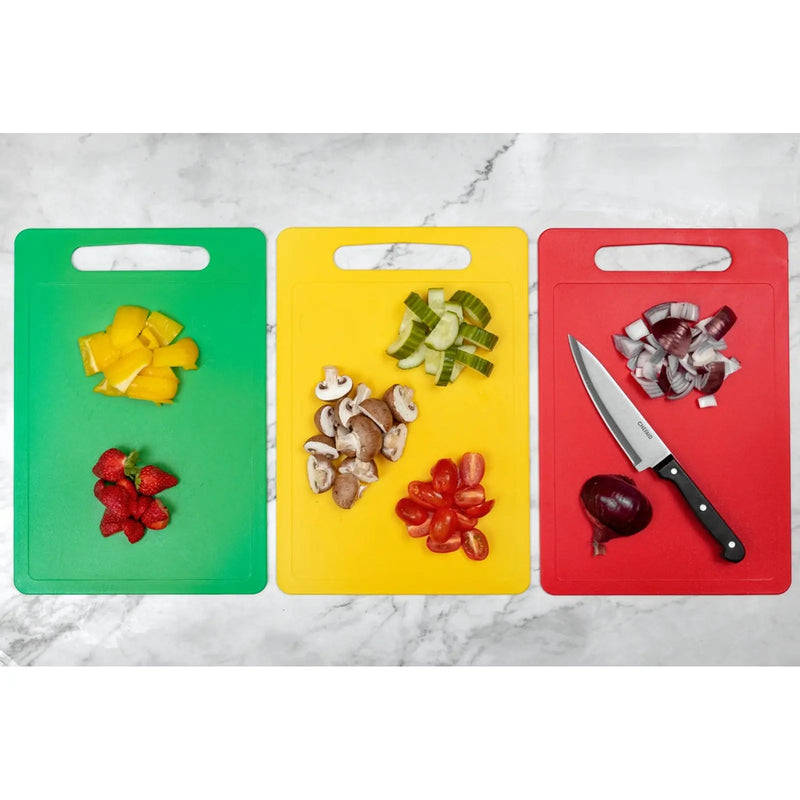 Chef Aid Poly Chopping Board 35 x 25cm Yellow