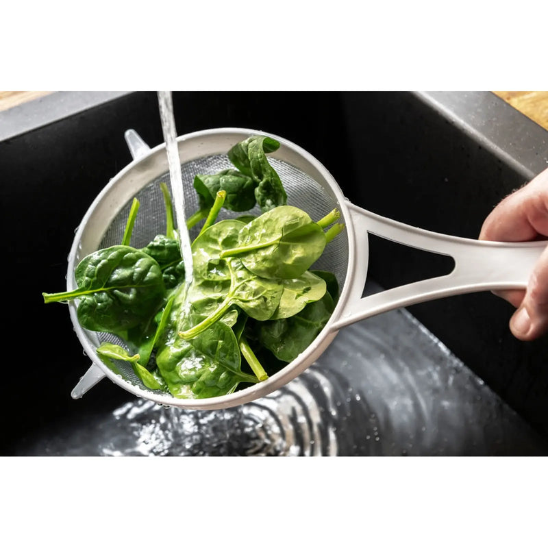 Chef Aid Strainer White Plastic Strainer, Nylon Mesh 15cm