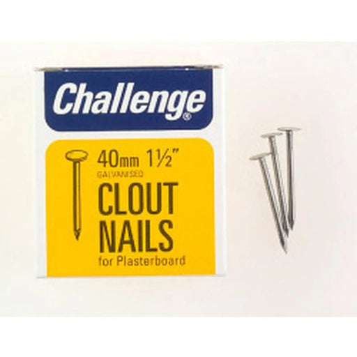 Challenge Clout - Plasterboard Nails - Galvanised (Box Pack) 40mm