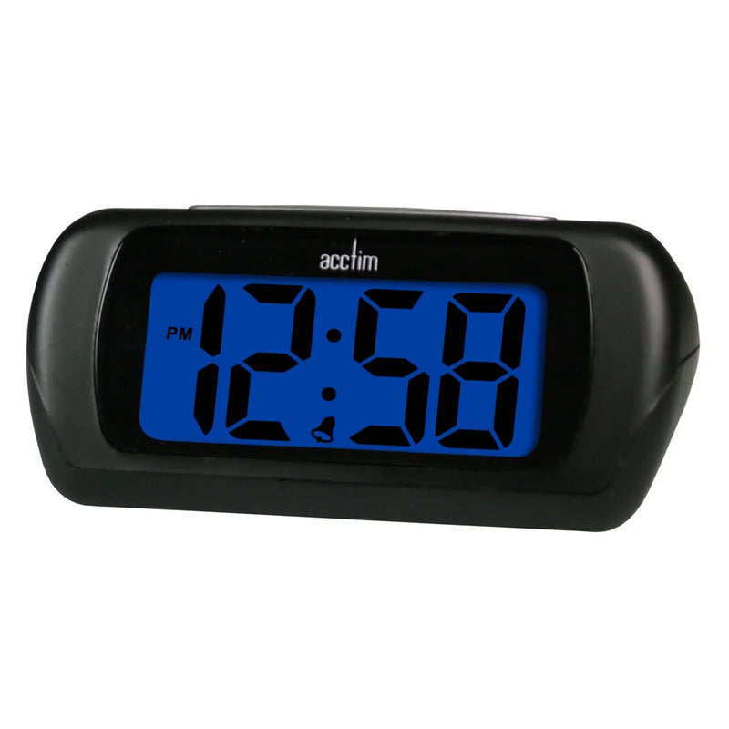 Acctim Auric LCD Clock Black