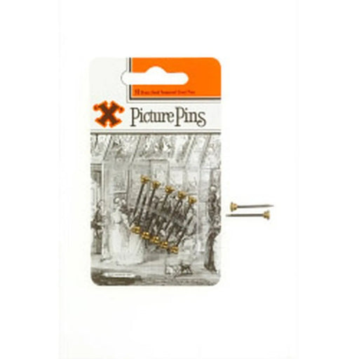 Stax X Brass Headed Pins - Blued Shanks (Blister Pack)