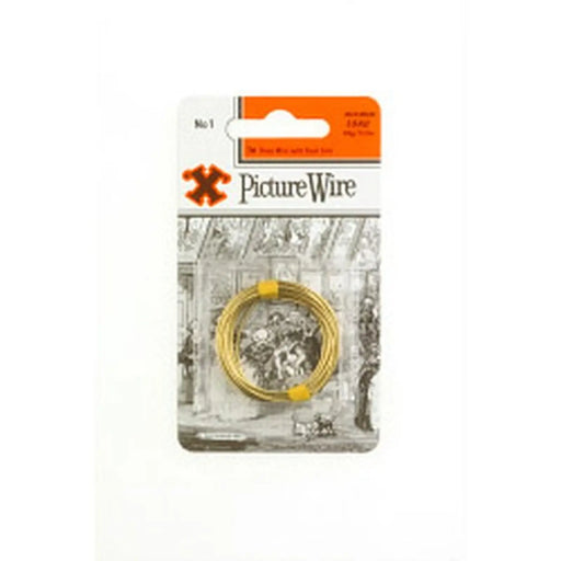 Stax X Brass Picture Wire (Blister Pack) No. 1