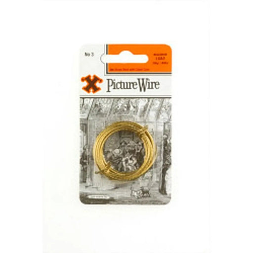Stax X Brass Picture Wire (Blister Pack) No. 3